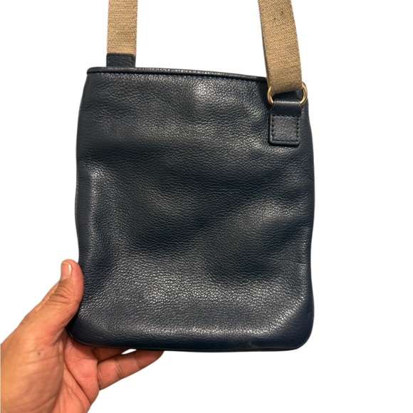 Michael Kors navy blue and Tan Crossbody Bag - Picture 7 of 10